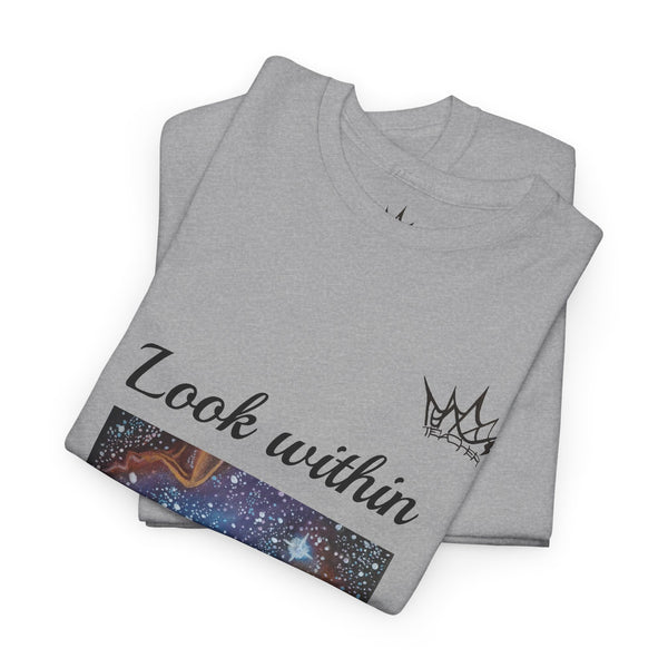 Acrylic on Canvas "Cosmic Soul" Unisex Cotton Tee