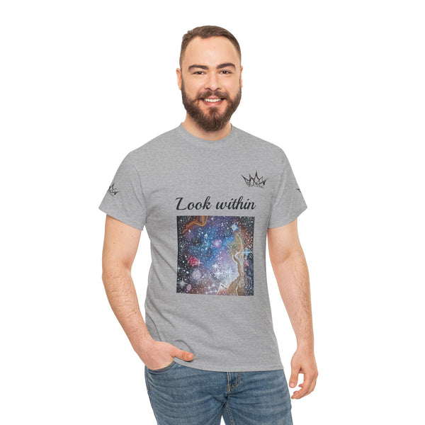 Acrylic on Canvas "Cosmic Soul" Unisex Cotton Tee