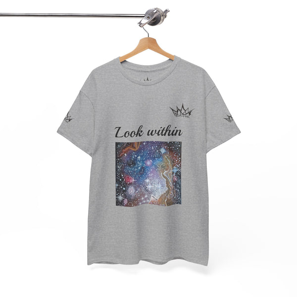 Acrylic on Canvas "Cosmic Soul" Unisex Cotton Tee