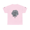 Sketched Rose Unisex Cotton Tee