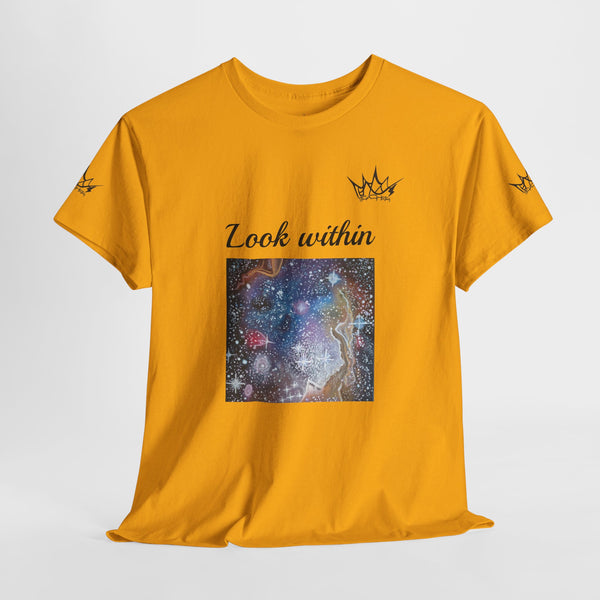 Acrylic on Canvas "Cosmic Soul" Unisex Cotton Tee