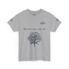 Sketched Rose Unisex Cotton Tee