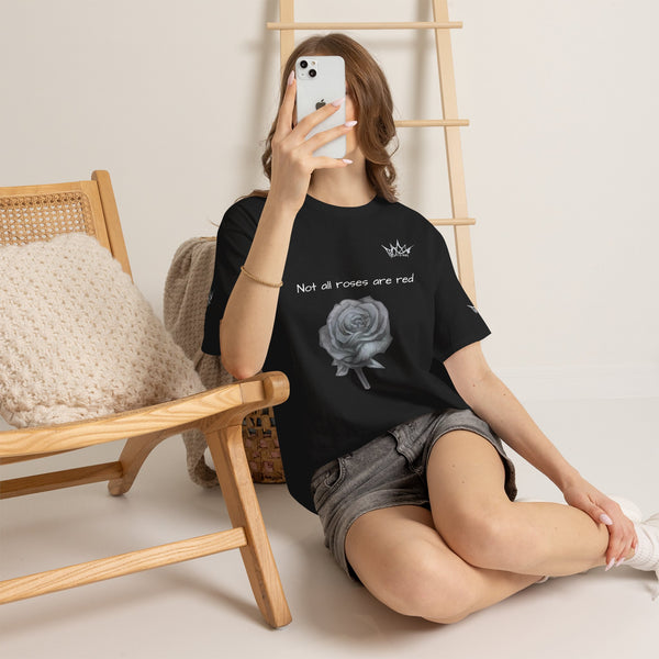 Sketched Rose Unisex Cotton Tee