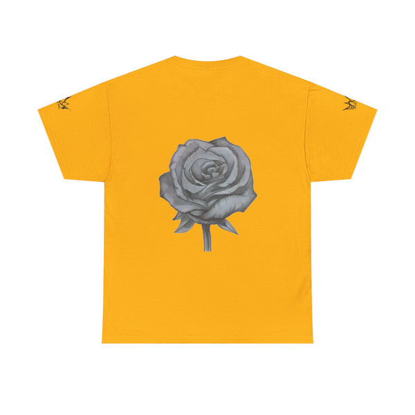 Sketched Rose Unisex Cotton Tee