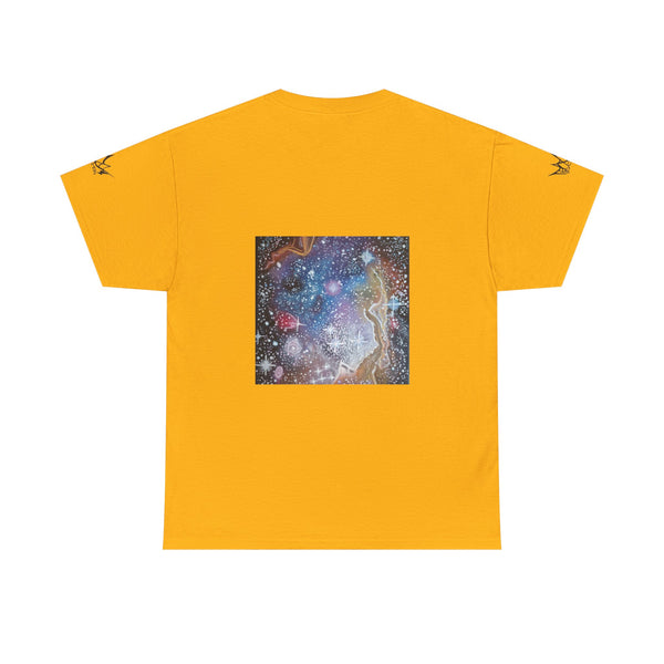 Acrylic on Canvas "Cosmic Soul" Unisex Cotton Tee