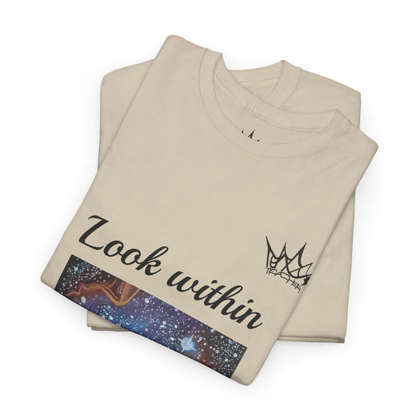 Acrylic on Canvas "Cosmic Soul" Unisex Cotton Tee