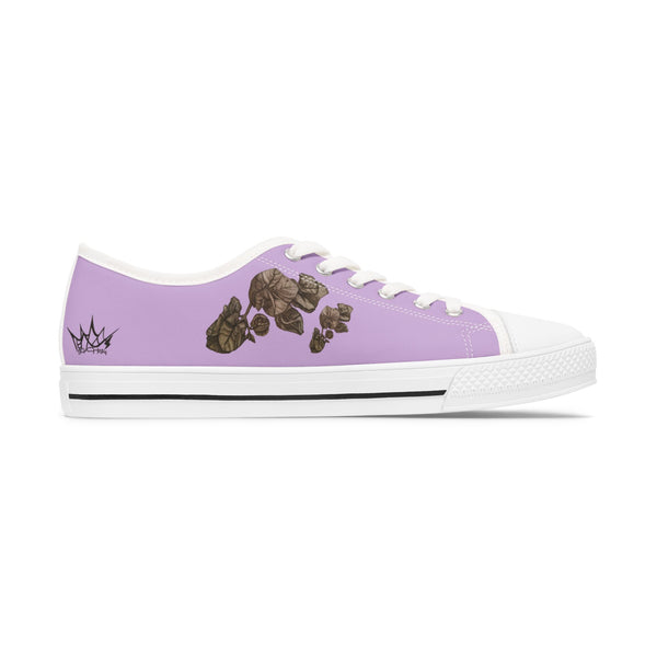 Women's Bougainvillea Sketched Art Sneakers