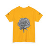 Sketched Rose Unisex Cotton Tee