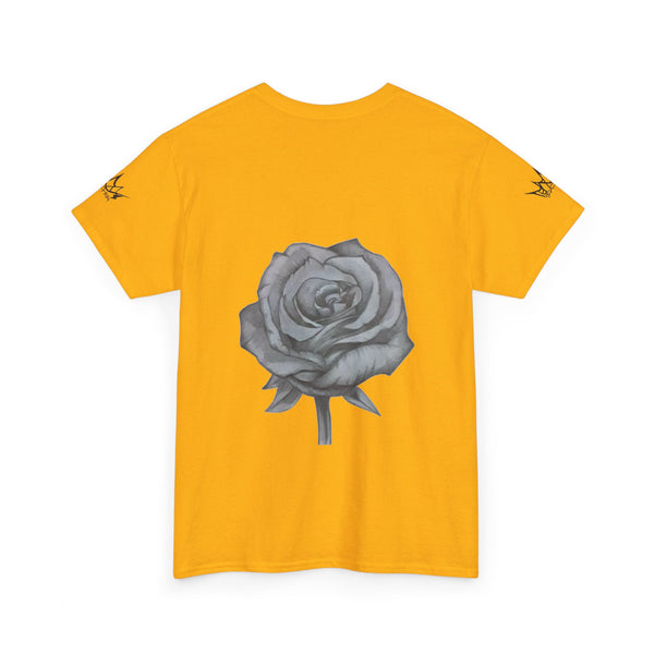 Sketched Rose Unisex Cotton Tee