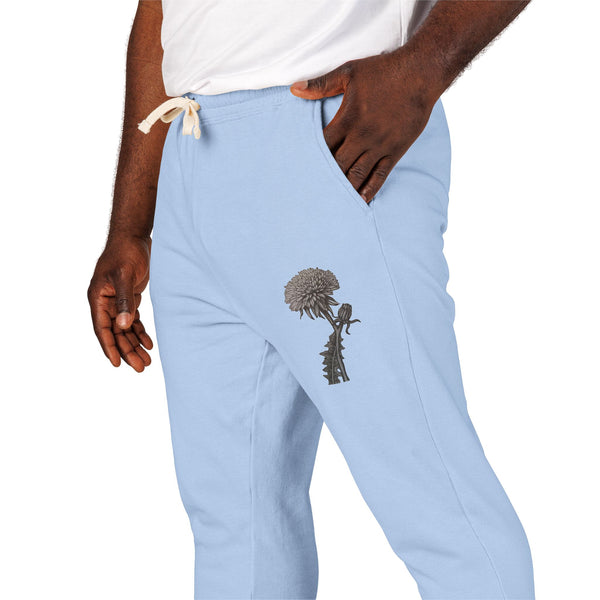 Unisex Garment-Dyed Fleece Sweatpants