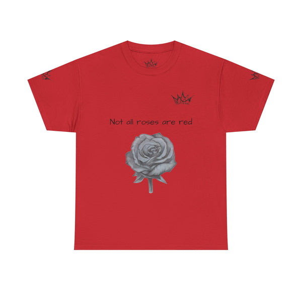 Sketched Rose Unisex Cotton Tee