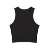 Women's Dandelion Sketched Art Crop Tank Top