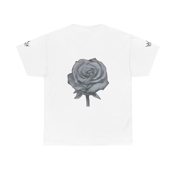 Sketched Rose Unisex Cotton Tee
