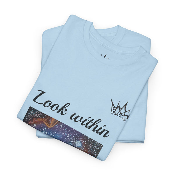 Acrylic on Canvas "Cosmic Soul" Unisex Cotton Tee