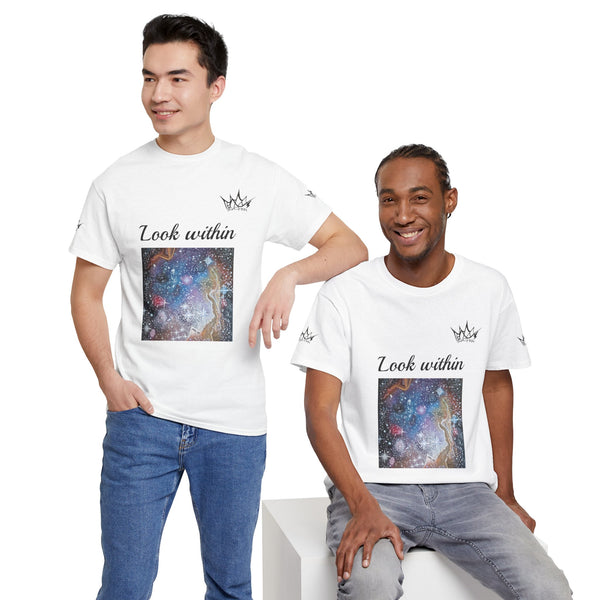 Acrylic on Canvas "Cosmic Soul" Unisex Cotton Tee