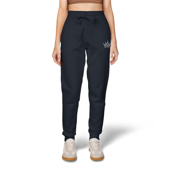 Teacher Crown Unisex Embroidered Fleece Sweatpants