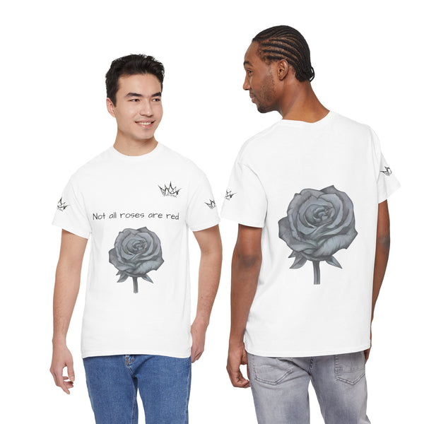 Sketched Rose Unisex Cotton Tee