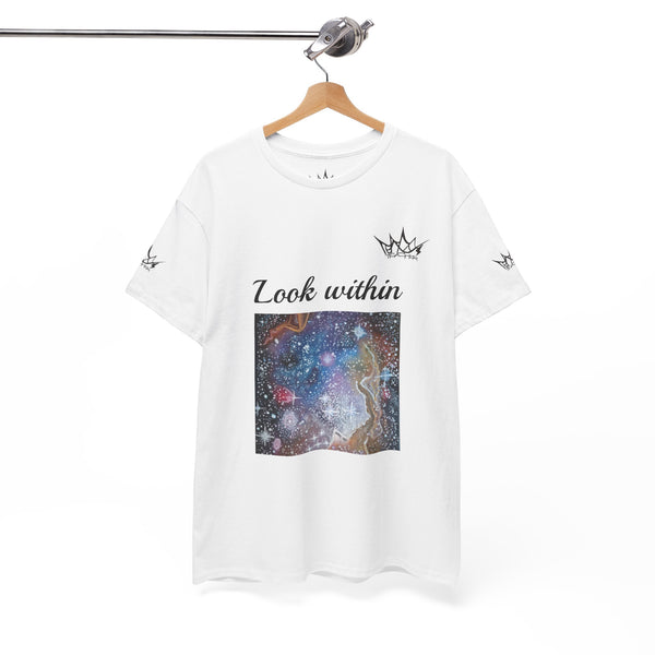 Acrylic on Canvas "Cosmic Soul" Unisex Cotton Tee