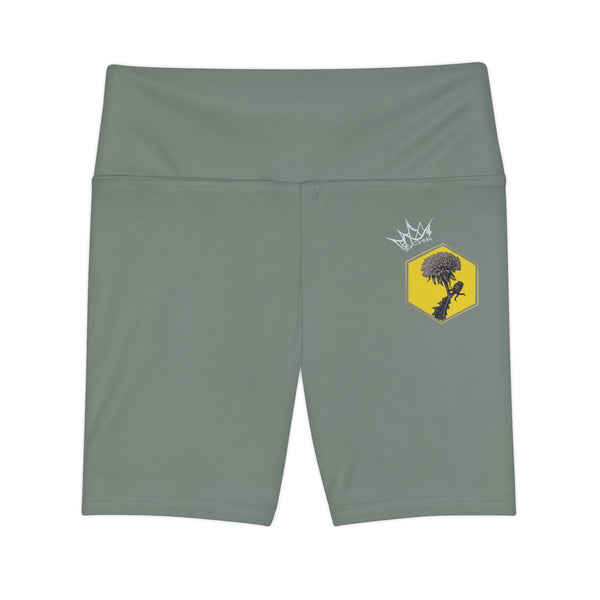 Dandelion Days – High-Waisted Workout Shorts
