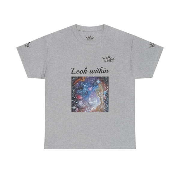Acrylic on Canvas "Cosmic Soul" Unisex Cotton Tee
