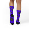 Indigo Spiral Galaxy Socks