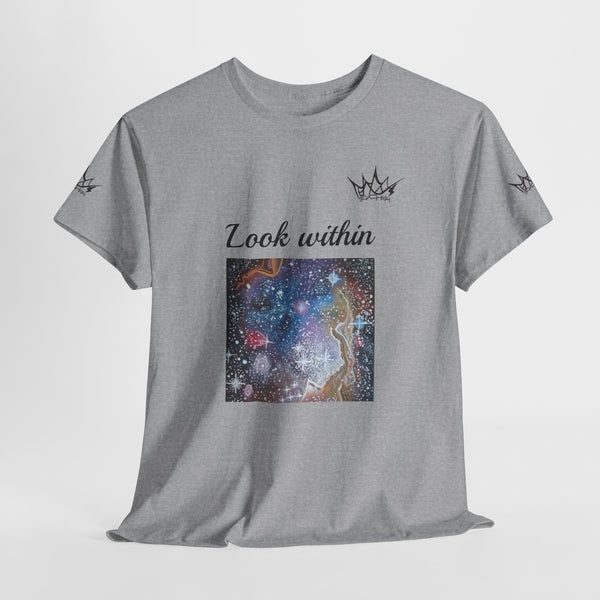 Acrylic on Canvas "Cosmic Soul" Unisex Cotton Tee