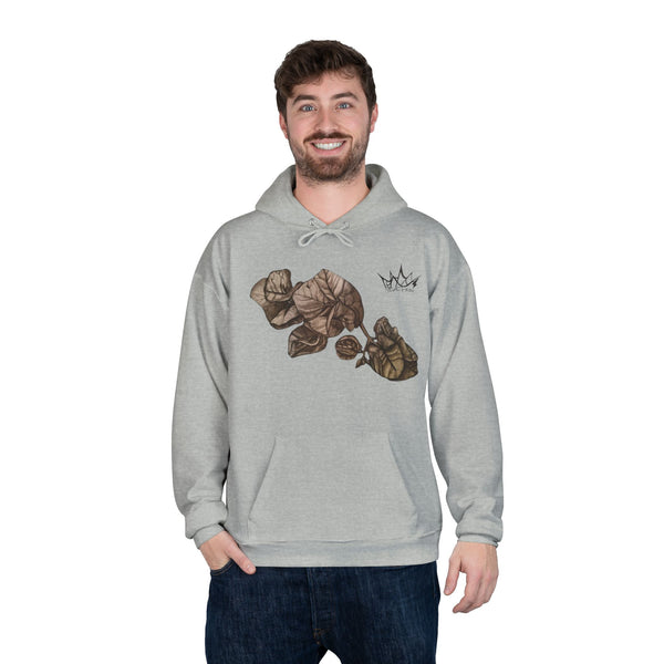 Hand Sketched Bougainvillea - Unisex EcoSmart Hoodie