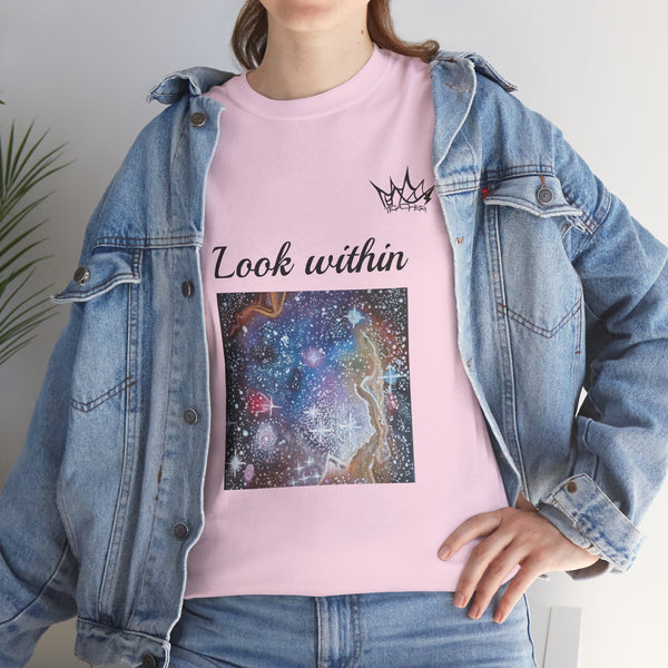 Acrylic on Canvas "Cosmic Soul" Unisex Cotton Tee
