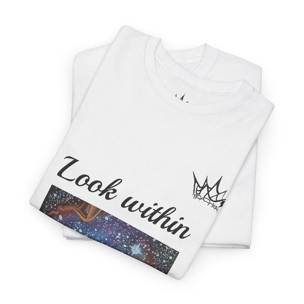 Acrylic on Canvas "Cosmic Soul" Unisex Cotton Tee
