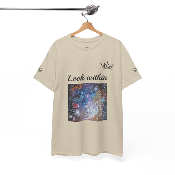Acrylic on Canvas "Cosmic Soul" Unisex Cotton Tee