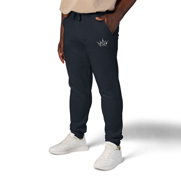 Teacher Crown Unisex Embroidered Fleece Sweatpants
