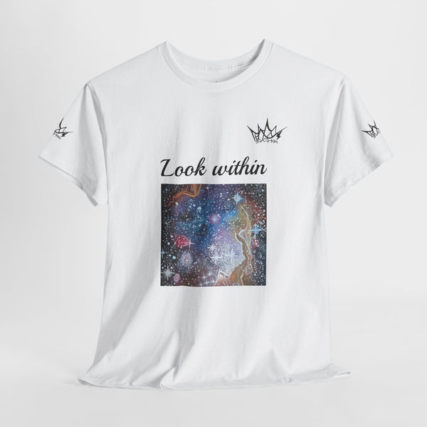Acrylic on Canvas "Cosmic Soul" Unisex Cotton Tee