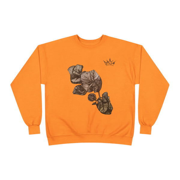 Hand Sketched Bougainvillea - Unisex EcoSmart Sweatshirt