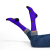 Indigo Spiral Galaxy Socks