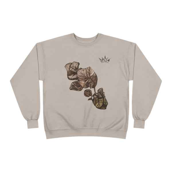 Hand Sketched Bougainvillea - Unisex EcoSmart Sweatshirt