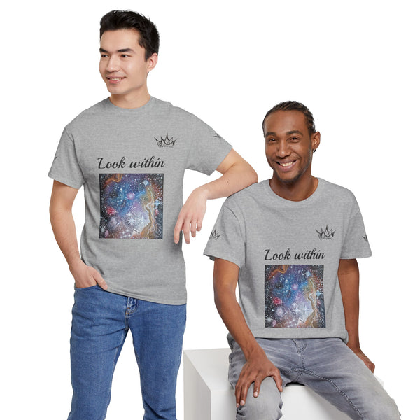 Acrylic on Canvas "Cosmic Soul" Unisex Cotton Tee