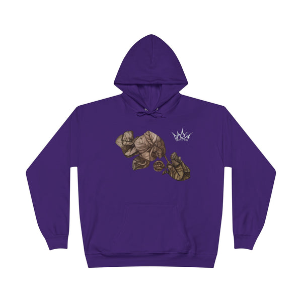 Hand Sketched Bougainvillea - Unisex EcoSmart Hoodie