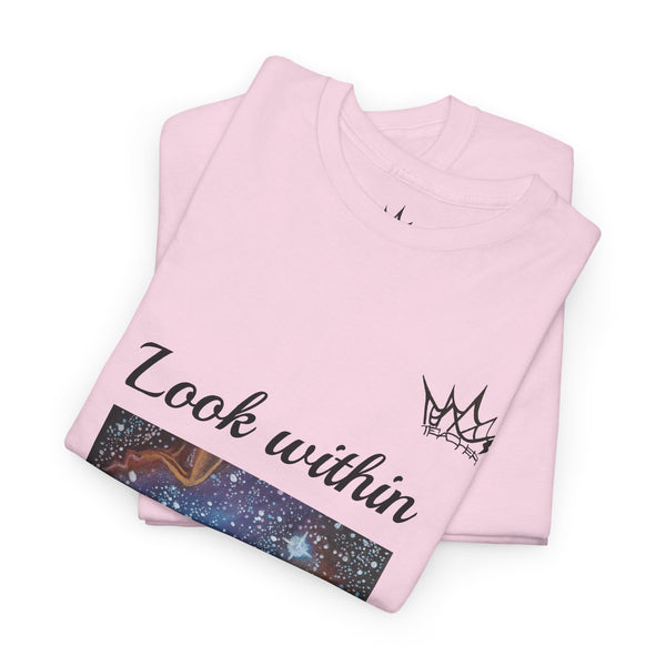 Acrylic on Canvas "Cosmic Soul" Unisex Cotton Tee