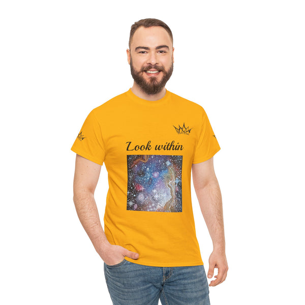 Acrylic on Canvas "Cosmic Soul" Unisex Cotton Tee