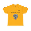 Sketched Rose Unisex Cotton Tee