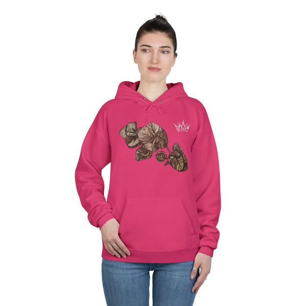 Hand Sketched Bougainvillea - Unisex EcoSmart Hoodie