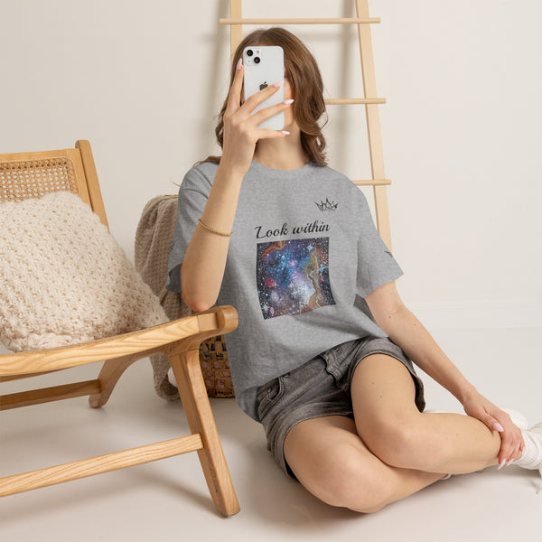 Acrylic on Canvas "Cosmic Soul" Unisex Cotton Tee