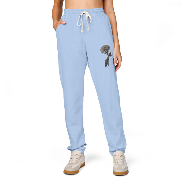 Unisex Garment-Dyed Fleece Sweatpants