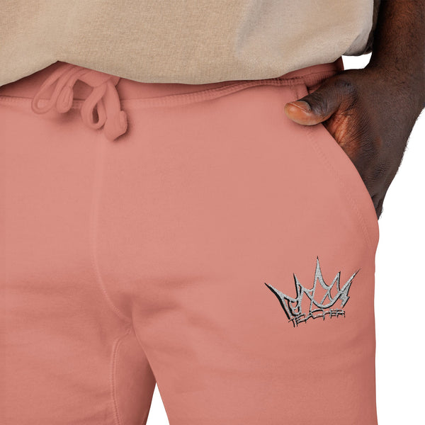Teacher Crown Unisex Embroidered Fleece Sweatpants