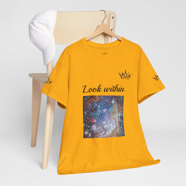 Acrylic on Canvas "Cosmic Soul" Unisex Cotton Tee