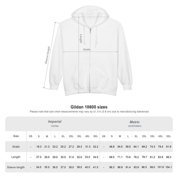 Rainbows Bee Pollinated - Full Zip-Up Unisex Hoodie