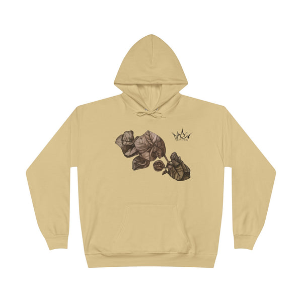 Hand Sketched Bougainvillea - Unisex EcoSmart Hoodie