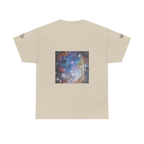 Acrylic on Canvas "Cosmic Soul" Unisex Cotton Tee