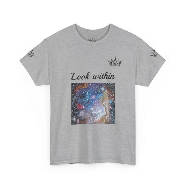 Acrylic on Canvas "Cosmic Soul" Unisex Cotton Tee
