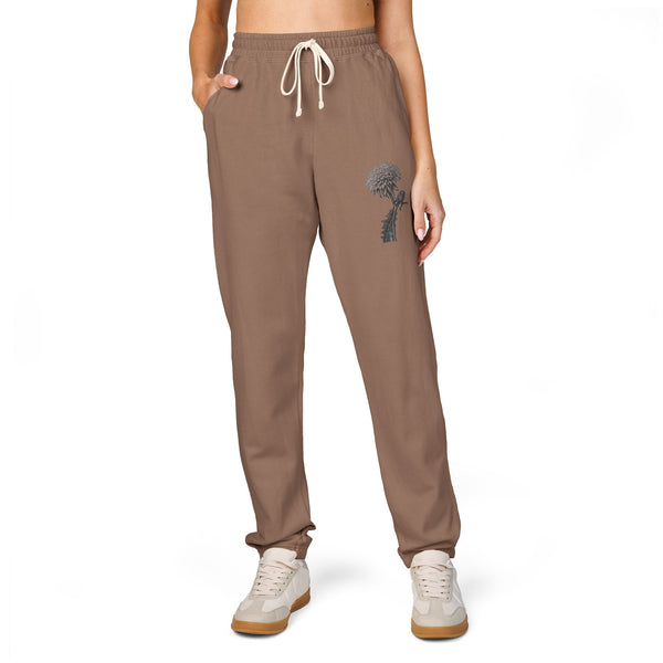 Unisex Garment-Dyed Fleece Sweatpants